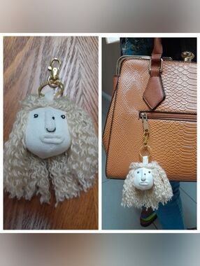 Blonde Girl Keychain NWT Size:OS  Handcrafted